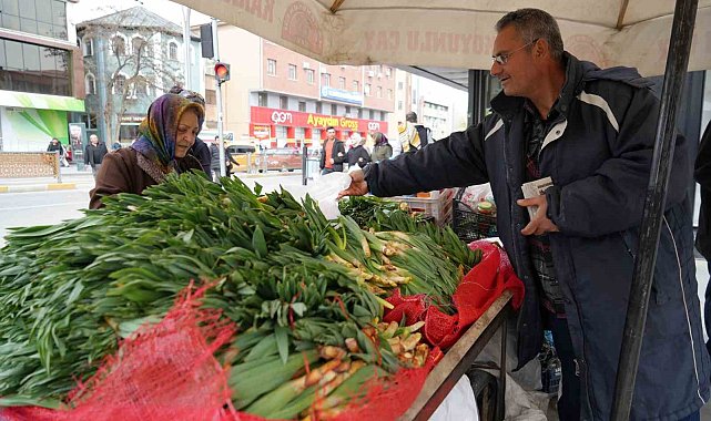 Lezzet ve şifa deposu çiriş otu tezgahlarda yerini aldı