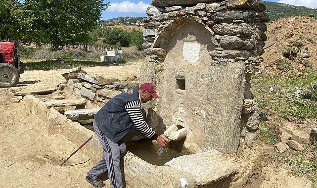Manisa'da 200 yıllık çeşme yeniden hayat buldu