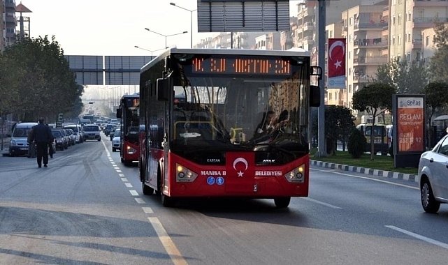 Manisa'da 23 Nisan'da ulaşım ücretsiz
