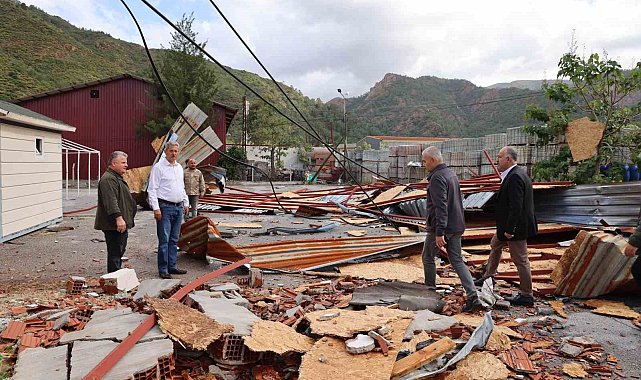 Marmaris'te hortum etkili oldu