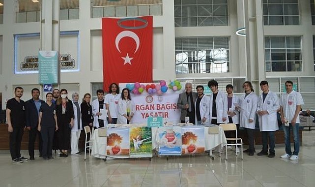 MEAH'ta organ bağışı farkındalığı için stant kuruldu