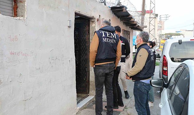 Mersin'de aranan 87 şüpheli yakalandı