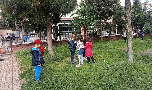 Minik eller büyük hayaller ile bilimsel bitki çizimi yaptı