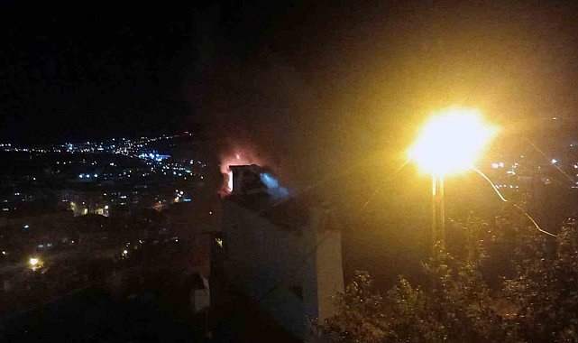 Muğla'da ev yangını