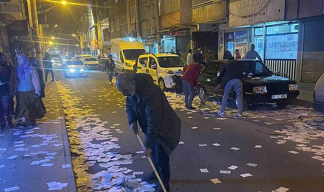 Muhtarın ilk icraatı cadde temizliği oldu