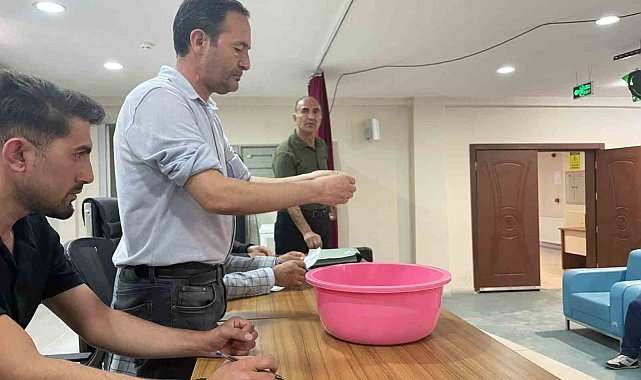 Muradiye'de TYP kuraları çekildi