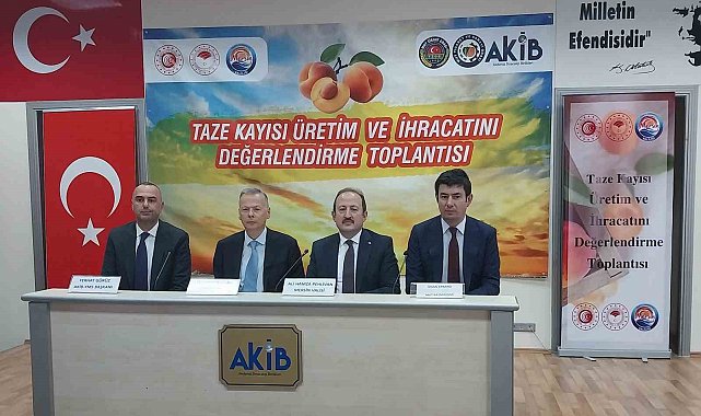 Mut'ta "Taze Kayısı Üretim ve İhracatını Değerlendirme Toplantısı" yapıldı