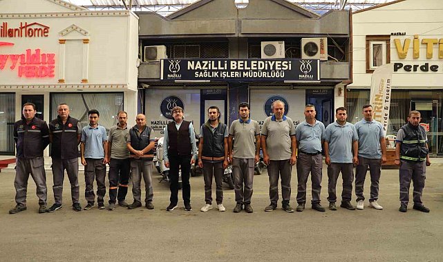 Nazilli Belediyesi ilaçlama çalışmalarına devam ediyor