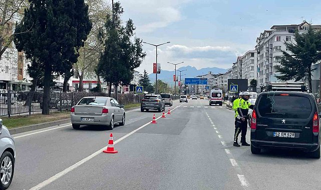 Ordu'da bayram öncesi trafik denetimleri arttırıldı