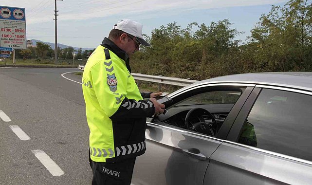 Ordu'da bir haftada yaklaşık 10 bin araç denetlendi