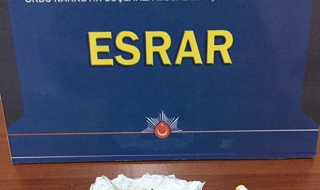Ordu'da uyuşturucu ile mücadele sürüyor