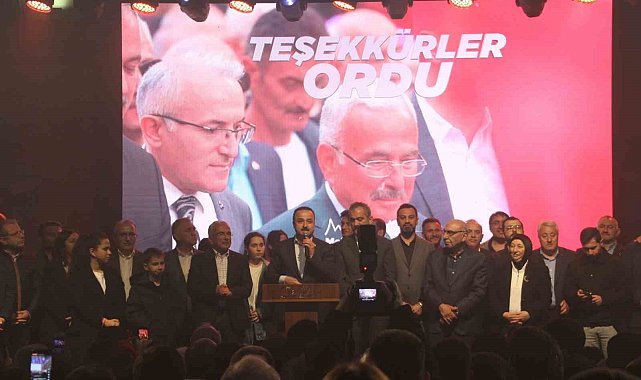 Ordu'da zafer Hilmi Güler'in