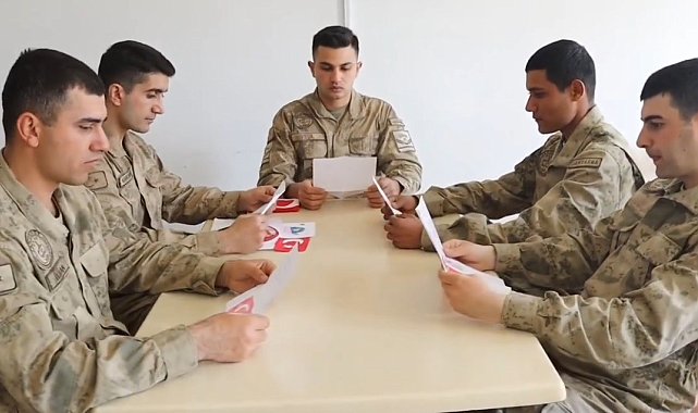 Ortacalı miniklere Mehmetçik'ten mektup