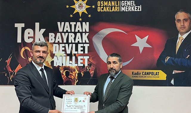 Osmanlı Ocakları Adana İl Başkanlığı'na Azad Seyitoğlu atandı