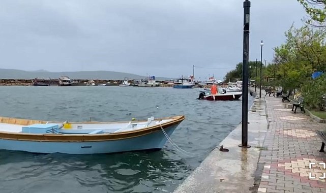 Paşalimanı adasında yağmur etkili oldu