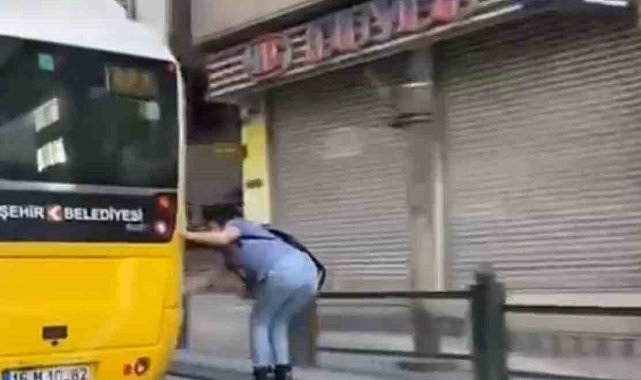 Patenli gencin yürekleri ağza getiren yolcuğu kamerada