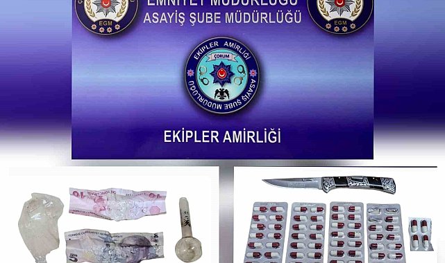 Polis denetiminde silah ve uyuşturucu madde ele geçirildi