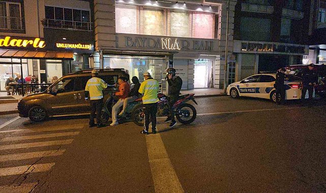 Polisin alkollü sürücüyle imtihanı