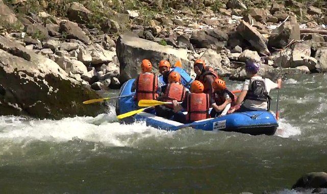 Rafting sezonu, yerli ve yabancı 5 bin kişi ile başladı