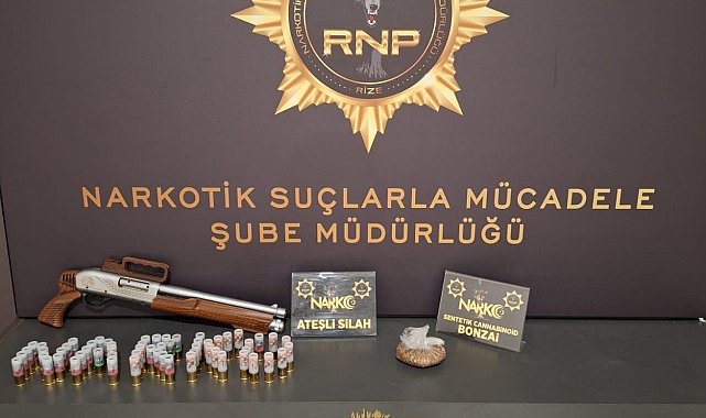 Rize'ye uyuşturucu getirmeye çalışan 2 kişi yakalandı