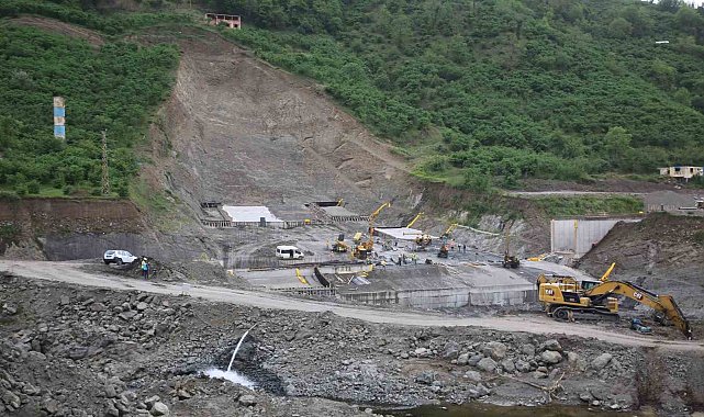Salıpazarı Barajı inşaatı ve Terme Çayı ıslahı çalışmaları