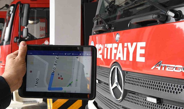 Samsun itfaiyesine teknoloji desteği: Olay yerine daha hızlı ulaşacak