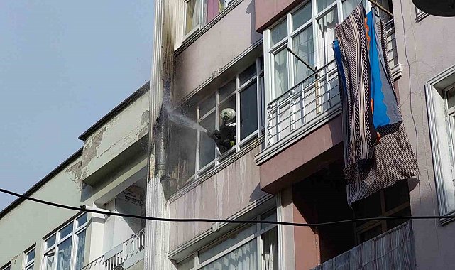 Samsun'da ev yangını