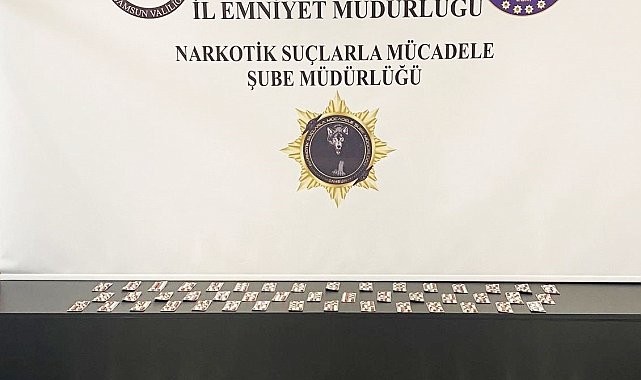 Samsun'da şüpheli şahıs uyuşturucuyla yakalandı