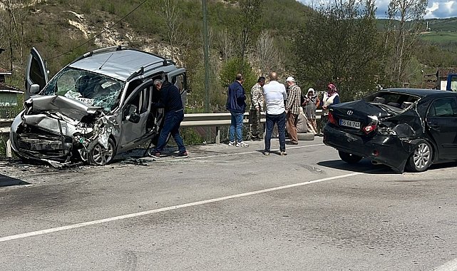 Samsun'da trafik kazası: 5 yaralı