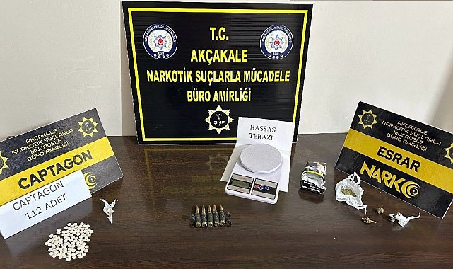 Şanlıurfa'da uyuşturucu operasyonunda 3 gözaltı