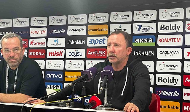 Sergen Yalçın: "Beklenen oyunun gerisindeydik"