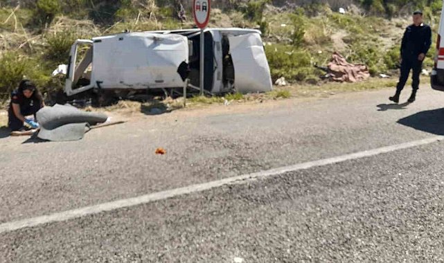 Seydikemer'de otomobil takla attı: 1 ölü
