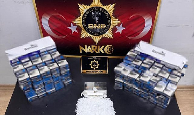 Siirt'te 266 gram metamfetamin uyuşturucu ele geçirildi, 1 şüpheli tutuklandı