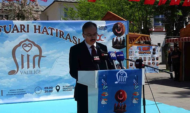 Siirt'te 9. Kitap Fuarı açıldı