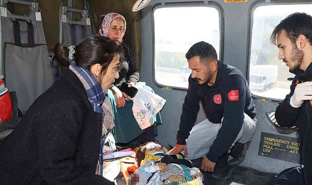 Şırnak'ta askeri helikopter kazada yaralanan çocuk için havalandı
