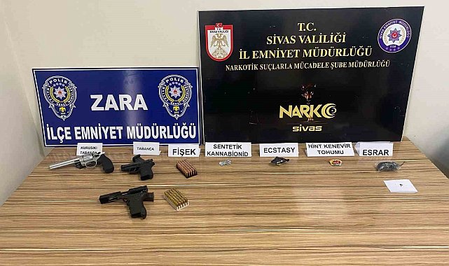 Sivas Emniyeti'nden uyuşturucuya geçit yok