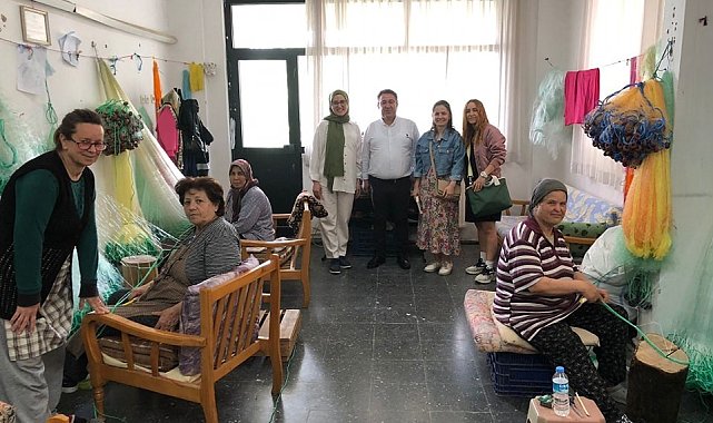 Söke'de balık ağı örme kursları yoğun talep görüyor
