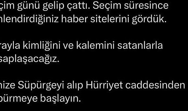 Sosyal medya üzerinden gazetecilere tehdit
