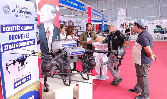 Tarım Fuarı'nda Aydın Büyükşehir Belediyesi standına yoğun ilgi
