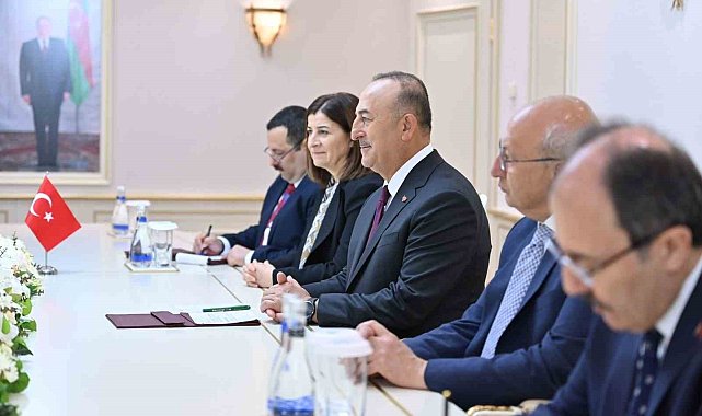 TBMM NATO PA Türk Delegasyonu Başkanı Çavuşoğlu, Azerbaycan Milli Meclis Başkanı Gafarova tarafından kabul edildi