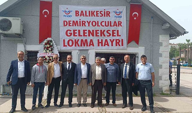 TCDD çalışanlarından geleneksel lokma hayrı