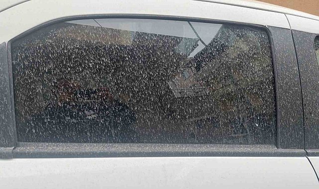 Tekirdağ'da gökten çamur yağdı