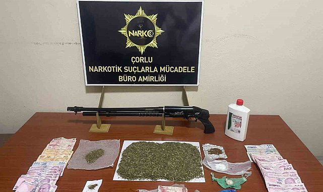 Tekirdağ'da uyuşturucu operasyonu: 14 gözaltı