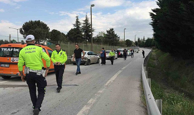 TEM'de zincirleme kaza: 6 yaralı