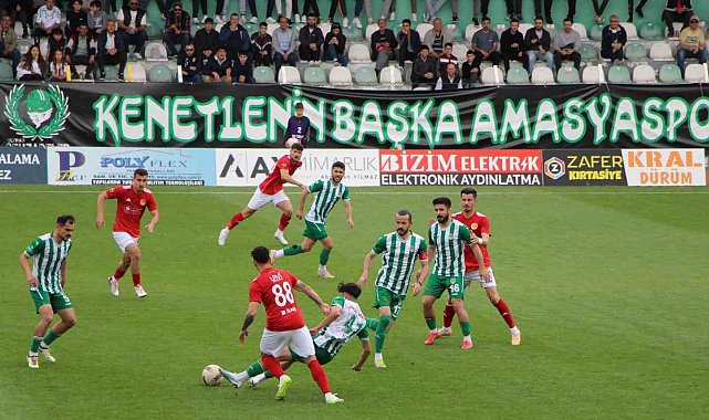 TFF 3. Lig: Amasyaspor: 3 - Batman Petrolspor: 3