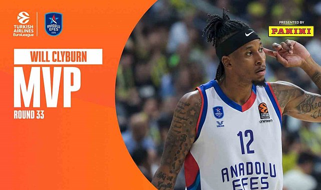 THY Euroleague'de 33. haftanın MVP'si Will Clyburn oldu