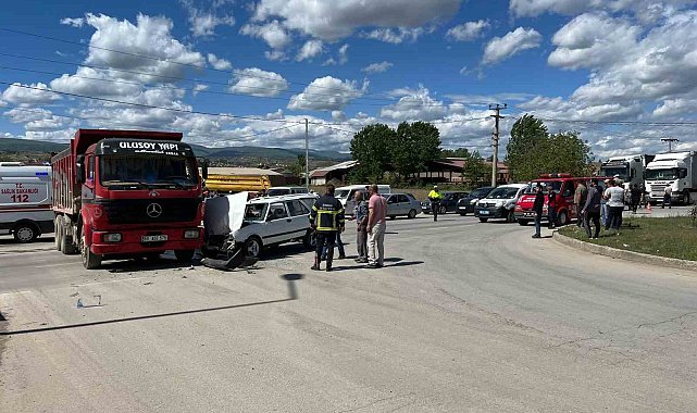 Tokat'ta trafik kazası: 4 yaralı