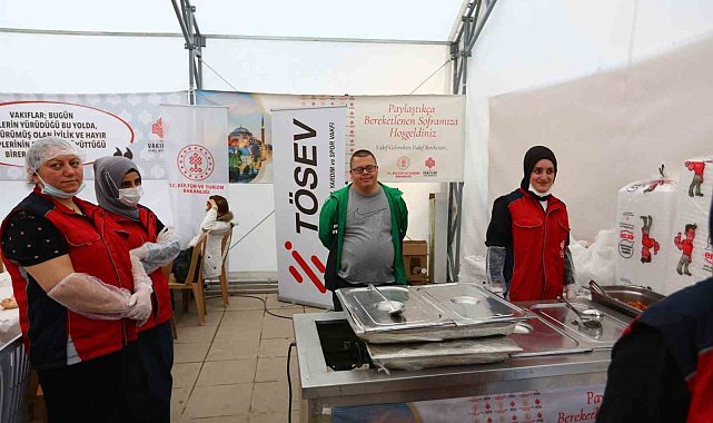 TÖSEV'li sporcular iftar programı düzenledi