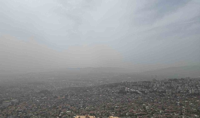 Toz taşınımı Kahramanmaraş'ı etkisi altına aldı