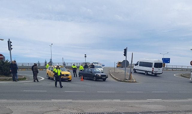 Trabzon'da trafikte yol verme kavgası: 1 ağır yaralı